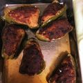 みどりおちゃ's cooksnap of when they made ピーマンの肉詰め☆照り焼きハンバーグ風.