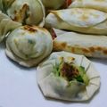 saygrace's cooksnap of when they made 簡単♪お花の＜ニラ餃子＞♪.