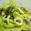 オレンジデイ's cooksnap of when they made わかめとレタスのマヨポンサラダ.