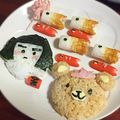 ayayahoney's cooksnap of when they made 子どもの日のキャラ弁☆熊に乗った金太郎.