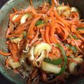 ＋SUN3's cooksnap of when they made にんじん、ピーマンのじゃこ炒め.