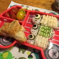 さやっ's cooksnap of when they made こいのぼりおにぎりのキャラ弁.