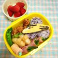 あいnyon's cooksnap of when they made ドクターイエロー☆弁当（キャラ弁）.