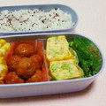 まあまま☆0403's cooksnap of when they made お弁当に♬ふわふわ♡おからと挽肉の卵焼き.