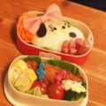 h・kumakona's cooksnap of when they made スヌーピーの妹☆ベルのキャラ弁.