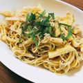 たまぽちまま's cooksnap of when they made 筍としらす、三つ葉たっぷり♡春パスタ.