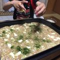 ぼぼんた2's cooksnap of when they made もんじゃ焼き.