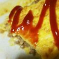 yukariin's cooksnap of when they made 失敗しない★挽き肉たっぷり♥オムレツ.