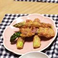ゆうこりん♡♡♡'s cooksnap of when they made 太めがジューシーアスパラの生ハム巻き揚げ.
