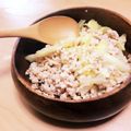 くっくNon's cooksnap of when they made キャベツと塩鶏そぼろの蒸し煮.