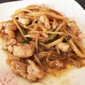 sayuribon's cooksnap of when they made エシャロットと豚肉のオイスターソース炒め.