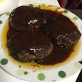 まーこちゃん。's cooksnap of when they made 肉汁じゅわ〜☆絶品ハンバーグ！.