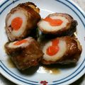 ナマケモノ7's cooksnap of when they made ちくわで肉巻き☆お弁当にも♪.