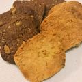 :MOMOKA:'s cooksnap of when they made ノンエッグノンバター★黒糖くるみクッキー.