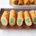 ｈａｐｐｙかおるん's cooksnap of when they made にんにくの芽と豚肉の巻き巻きロールフライ.
