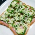 J_son's cooksnap of when they made 耳まで美味しい♡ハムトースト♪.