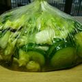 さぁ★たぁ★'s cooksnap of when they made きゅうりとキャベツの甘酢.