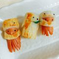 ＊めー子＊'s cooksnap of when they made 簡単 キャラ弁 おかず ちくわタコ星人②.