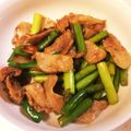 ♩キティ♩'s cooksnap of when they made 豚バラとニンニクの芽のスタミナ炒め.