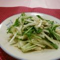赤い電話's cooksnap of when they made 大根と水菜のマヨポンサラダ.