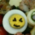 ma___111's cooksnap of when they made キャラ弁☆スマイルゆで卵.