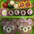 ドキング's cooksnap of when they made キャラ弁★ツムツムハロウィン♡ダッフィー.