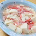 こはる・▽・'s cooksnap of when they made 豆腐とかにカマのあっさり煮.