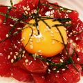 あめふら。's cooksnap of when they made 切って混ぜるだけ！まぐろユッケ.
