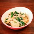 よしみるく's cooksnap of when they made やわらかっ！むねニラ炒め。.