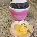 tarorine's cooksnap of when they made 暑い日に☆桃缶のフローズンヨーグルト★.