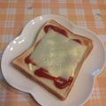 オレンジリング's cooksnap of when they made ＊超簡単＊ケチャマヨでピザトースト＊.
