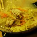 わかさわ家's cooksnap of when they made 〆は卵スープ♫ 野菜たっぷり豚しゃぶ鍋.