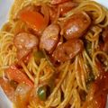 ささらんらん's cooksnap of when they made いつものナポリタン(修正中).