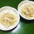 もえぴー☆'s cooksnap of when they made あっという間に食べちゃう♪もやしのナムル.