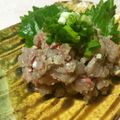 のんのんSTELLA's cooksnap of when they made ☆あじのたたき☆.