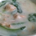 kozue_n's cooksnap of when they made 塩鮭と青菜のクリーム煮.