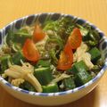 もんしゅしゅ's cooksnap of when they made 簡単！えのきとオクラのサラダ.