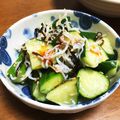 YUKIKI☆'s cooksnap of when they made 晩酌のお供に♬ 胡瓜とシラスの昆布和え☆.