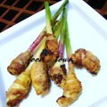 food town's cooksnap of when they made つまみだよ♪谷中生姜の豚肉巻き.
