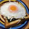 ＋SUN3's cooksnap of when they made 海苔マヨチーたま★朝ごパン.