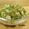 檜佐木ぐるぐる's cooksnap of when they made たったこれだけ！！オクラとなめたけ♪.