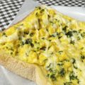 まじゅじゅ's cooksnap of when they made パセリの卵焼きトーストの上にドォーン.
