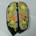 まぐのいあ's cooksnap of when they made アボカド辛子明太子のおにぎらず.