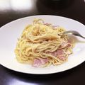 クックA9ETMU☆'s cooksnap of when they made 超シンプル！カマンベールチーズのパスタ.