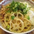 もぇちん's cooksnap of when they made シャキシャキ蓮根のおろし納豆わかめそば☆.