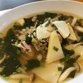 ☆糖質減らしてます☆'s cooksnap of when they made 筍とわかめのコンソメスープ♪.