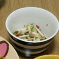 ﾏﾃｨｺ's cooksnap of when they made 長芋×茗荷×きゅうりの梅肉和え.