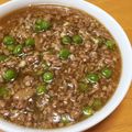 kotagon's cooksnap of when they made グリンピースと挽き肉のあんかけご飯.