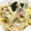 しぁみく's cooksnap of when they made 簡単♪クリームパスタ.