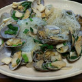あゆたっくん's cooksnap of when they made ＊プレママ日和＊アサリの酒蒸しと美味しい春雨.